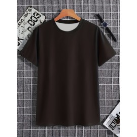 スタイリッシュなスケルトンプリント、メンズグラフィックデザインクルーネックノベルTシャツ、カジュアルコンフォートティーズTシャツ、夏のためのメンズクロージングトップス、デイリーバケーションリゾート用