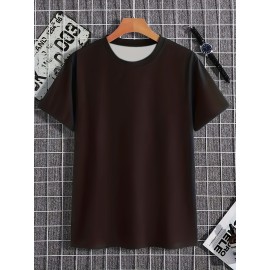 My Wife My Angel Print、Men's Graphic Design Crew Neck Novel Tシャツ、カジュアルな快適なティーシャツ、夏のためのメンズ服トップス、日常のバケーションリゾート用