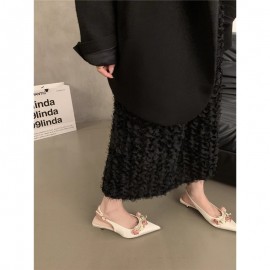 夏新フランス美しいサンダル女性フランス気質スカート付きハイセンスワードハイヒール付き